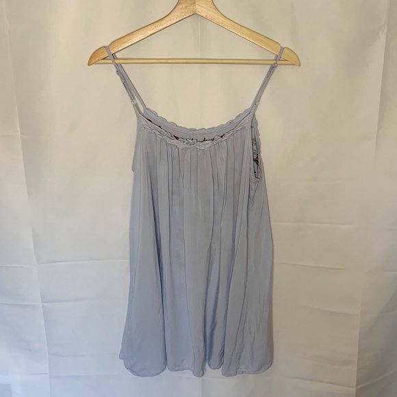 Knox Rose Periwinkle Embroidered Tank Top Size S - Picture 5 of 5